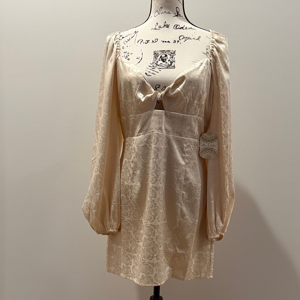 Altar'd State Cream Lace Dress